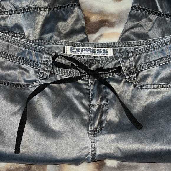 Express vintage satin joggers - Picture 3 of 3